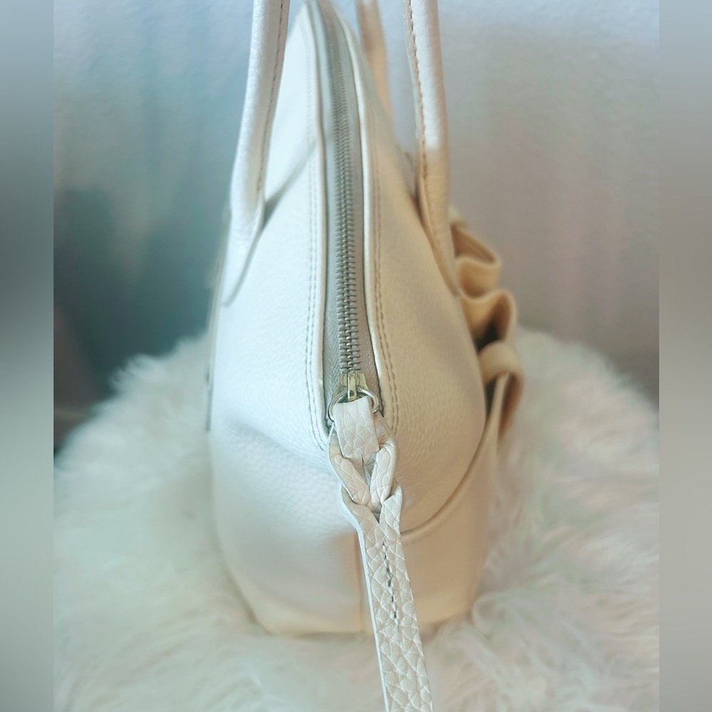 Dooney & Bourke Ivory Leather Large Tote - Picture 3 of 8